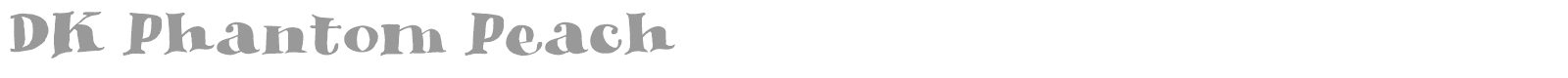 DK Phantom Peach font preview